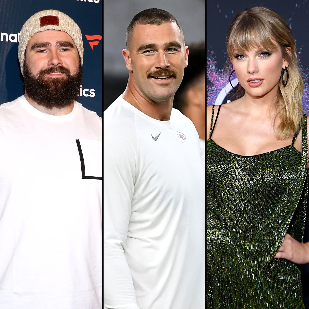 Taylor Swift Red Nike Air Force 1s With Travis Kelce