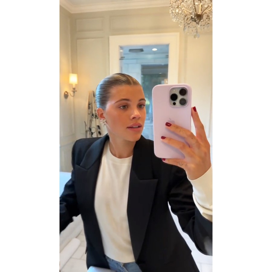 Sofia Richie Demonstrates How to Create Her Sleek Lazy Girl Bun