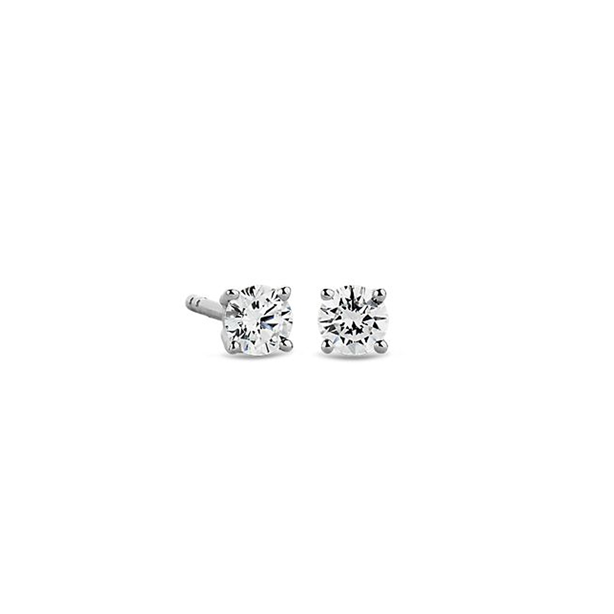 Blue nile deals princess cut earrings