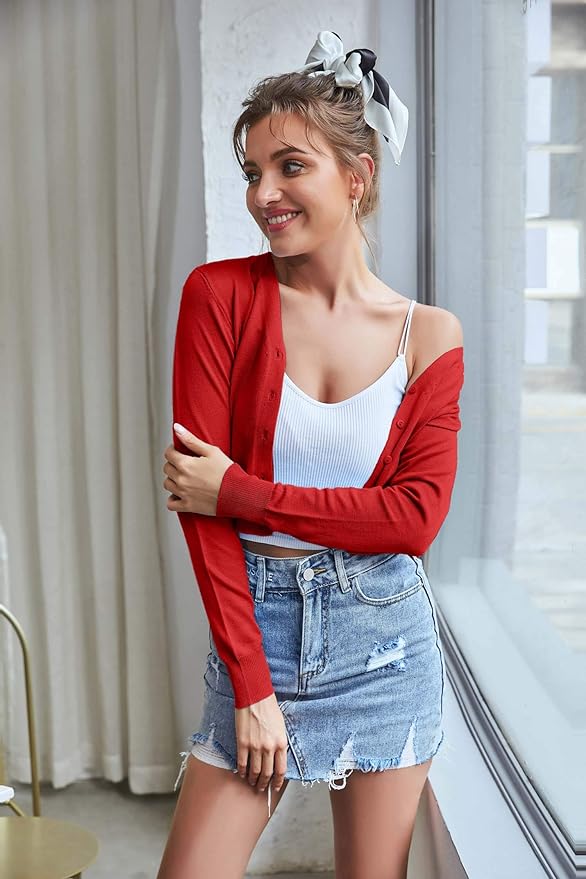 Red Denim Topshop Skirt | eBay
