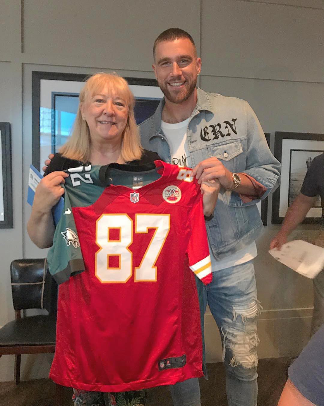 The Endearing Bond Between Donna Kelce and Her NFL-Star Sons, Travis and Jason Kelce