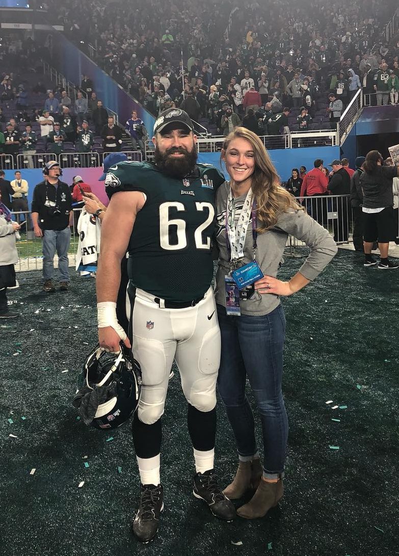 Philadelphia Eagles star Jason Kelce's daughter celebrates playoff win in  cutest way - ABC News