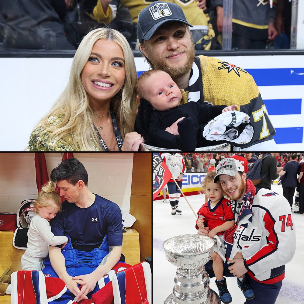 A family poses with their baby in the Stanley Cup during its visit to  News Photo - Getty Images