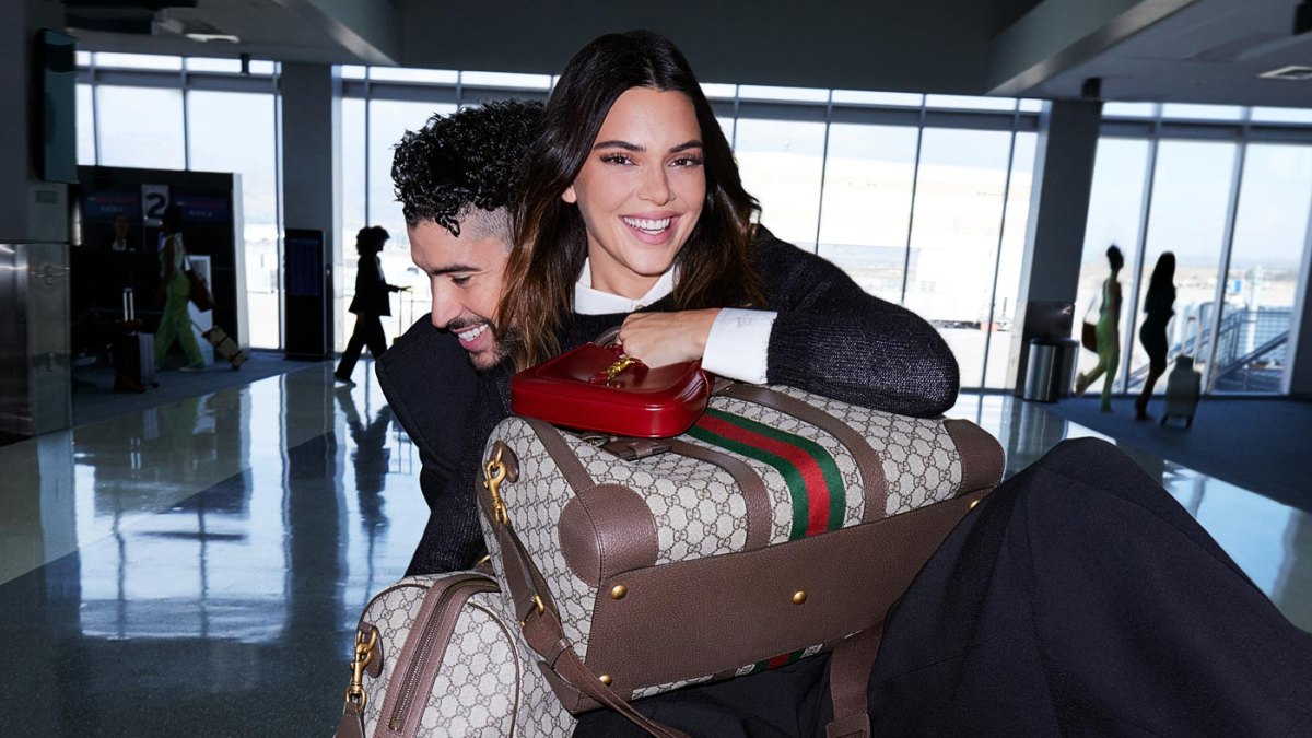 Kendall Jenner and Bad Bunny are the new faces of Gucci Valigeria - The  Glass Magazine
