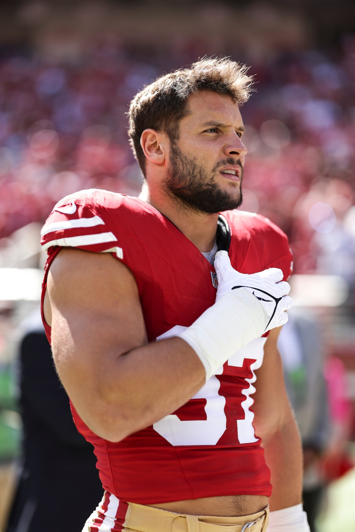 Ohio State defensive end Nick Bosa and his brother Los Angeles