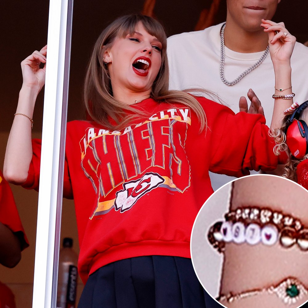 Every Detail of Taylor Swift's Game Day Style, from '87' Jewelry