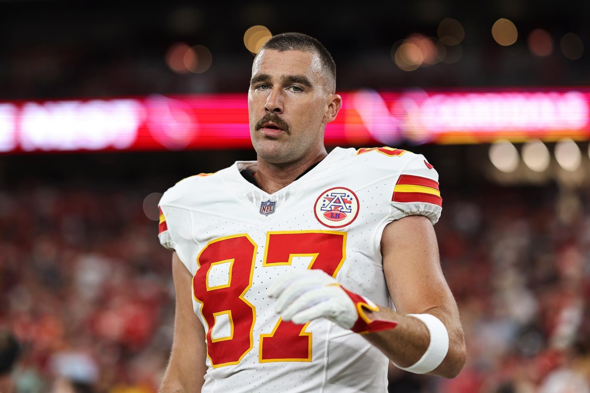 Travis Kelce's KidSuper Denim Outfit Made the Internet Lose Its