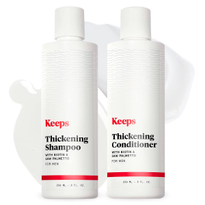 Keeps Hair shampoo and conditioner