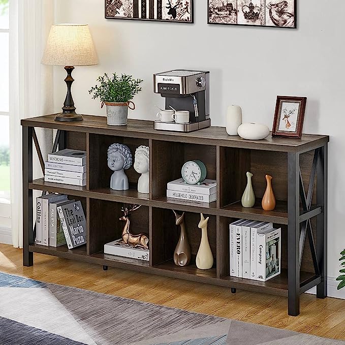 wooden bookshelf