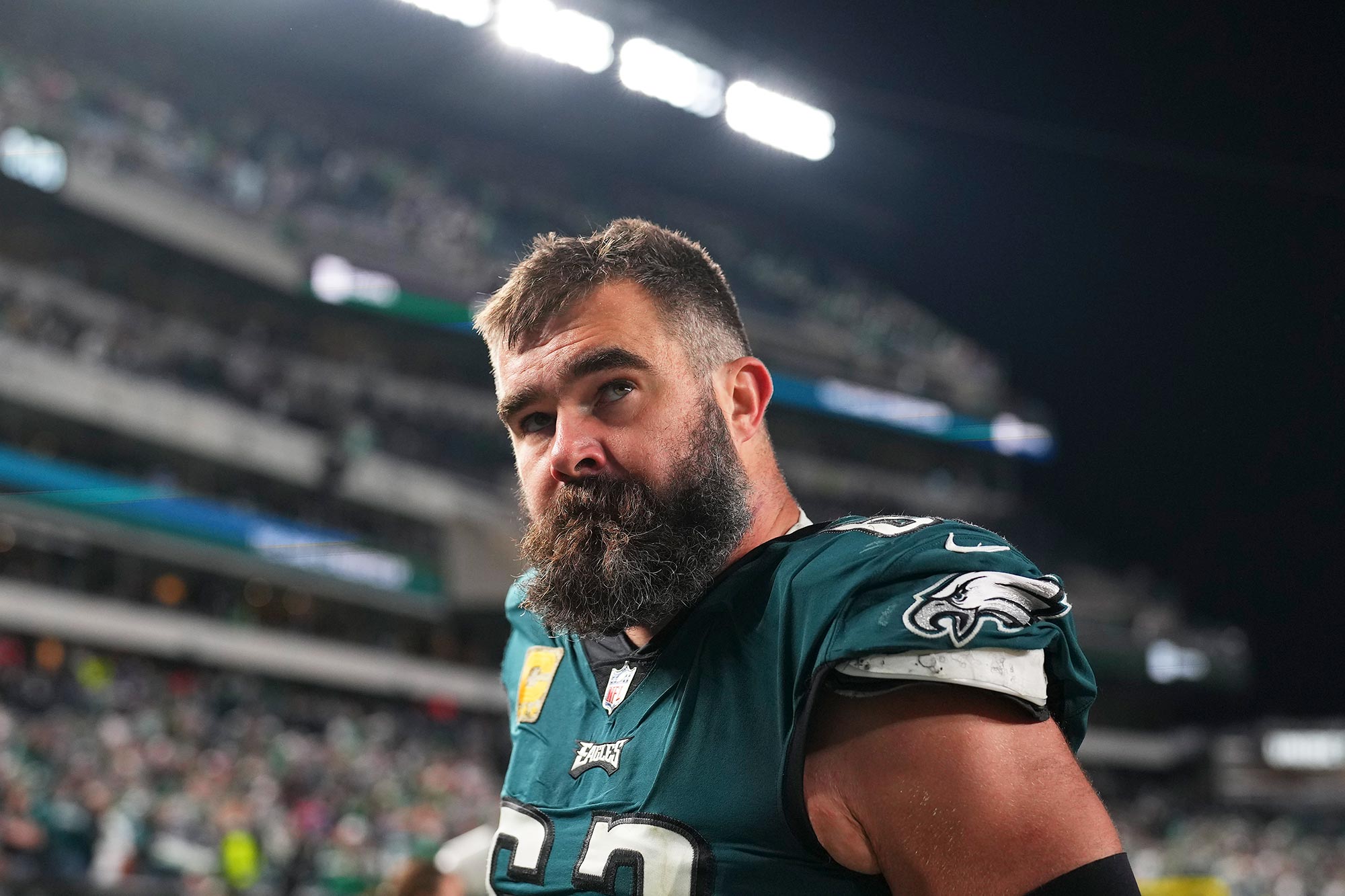 The ideal male body  with an incredible mane of hair. H/t @jason.kelce