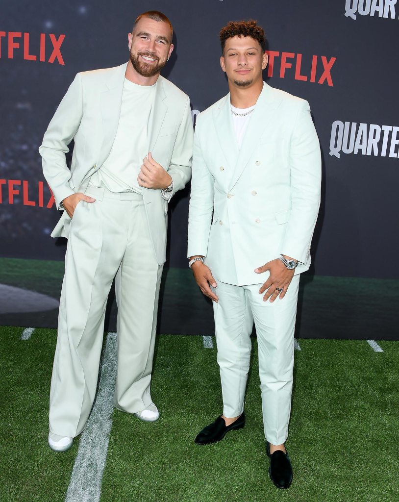 Travis Kelce Attends Patrick Mahomes Charity Gala in Kansas City as Taylor Swift Kicks Off Tour