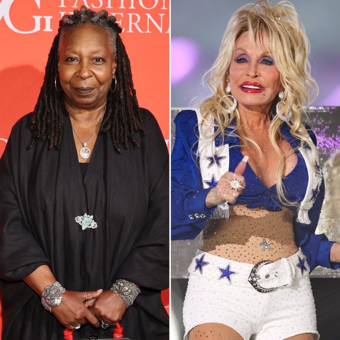 Whoopi Goldberg Defends Dolly Parton’s Halftime Show Outfit Us Weekly