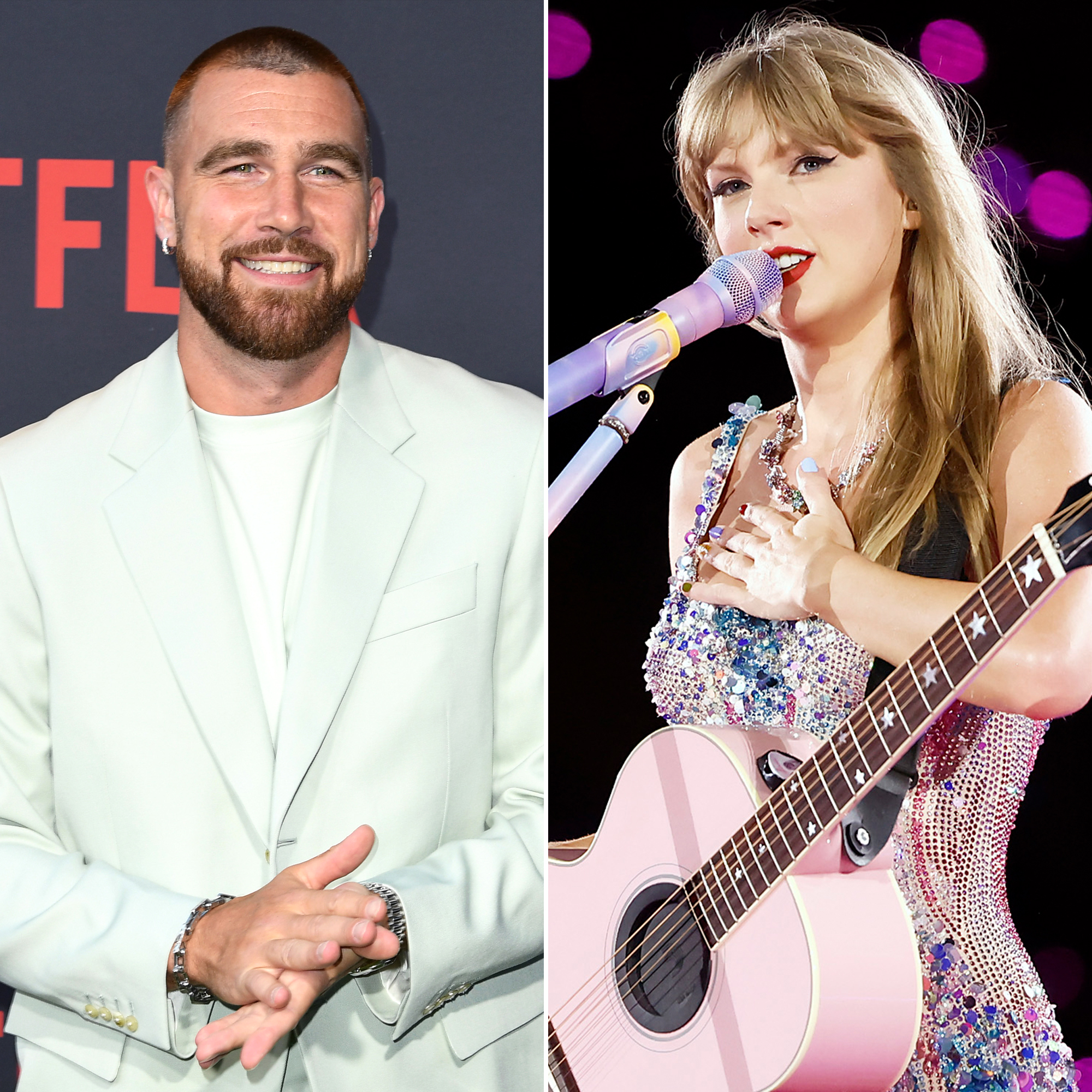 Travis Kelce Had the Best Reaction After Taylor Swift's 'Eras' Mention | Us  Weekly