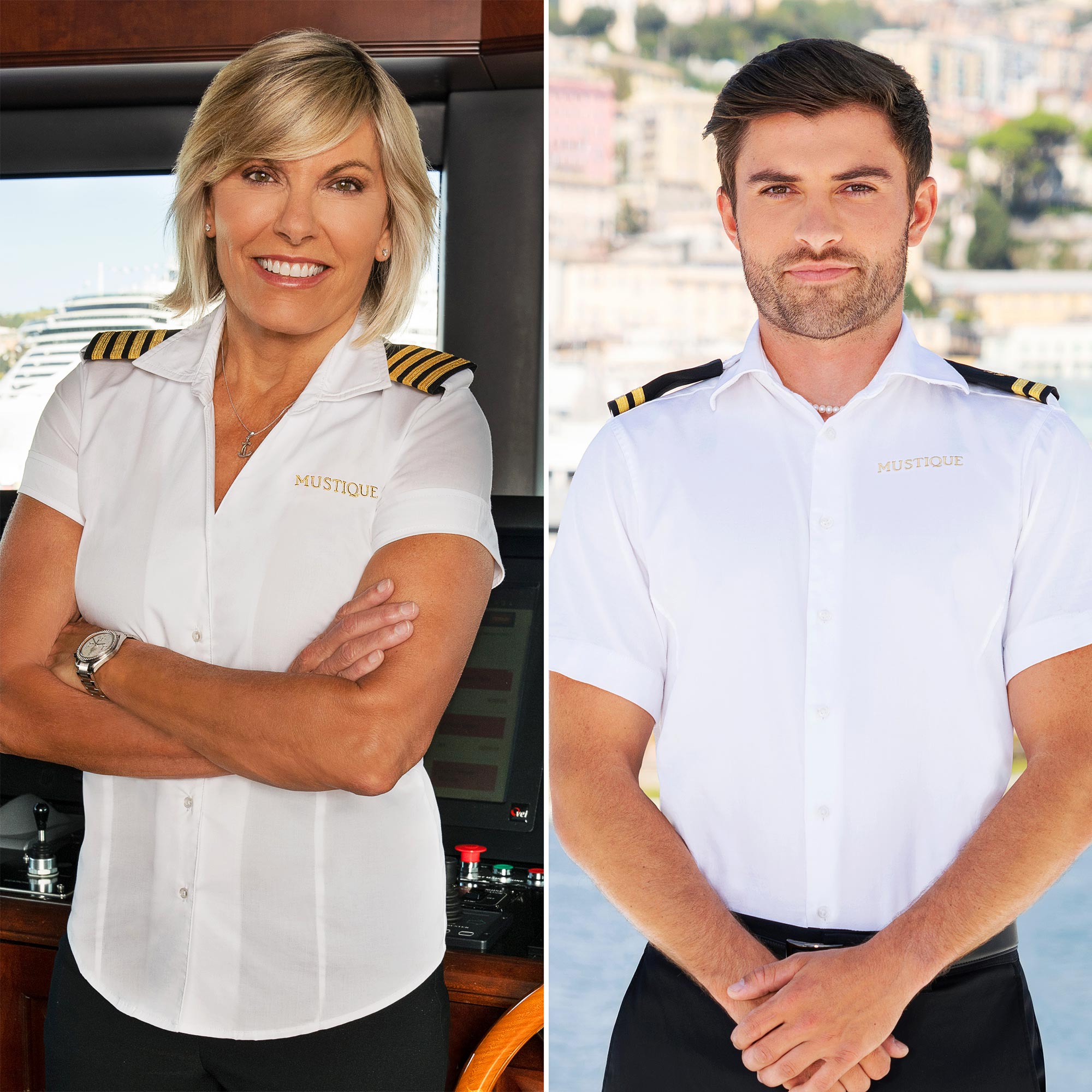 Mediterranean ship captain Sandy below deck lays down the law with Luca ...