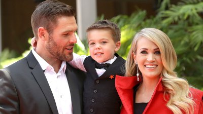 Carrie Underwood e o marido Mike Fishers Family Album Fotos com crianças