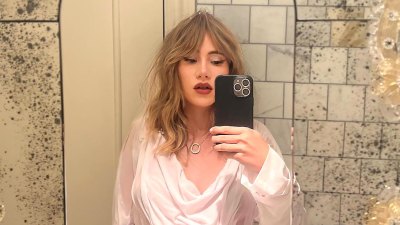 Suki Waterhouse's baby bump album: See pregnancy photos before she welcomes first child with Robert Pattinson