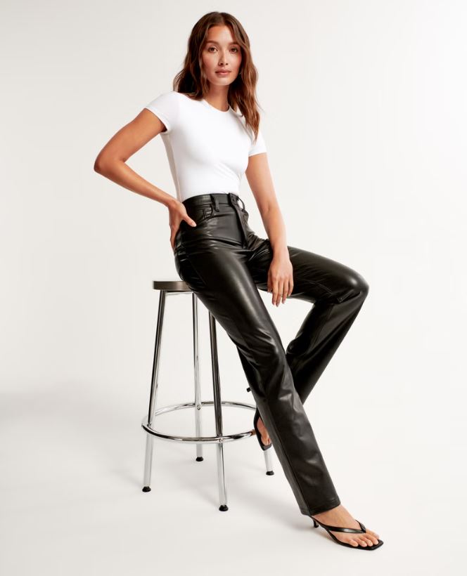 Abercrombie's Faux Leather Pants Are a Must Buy