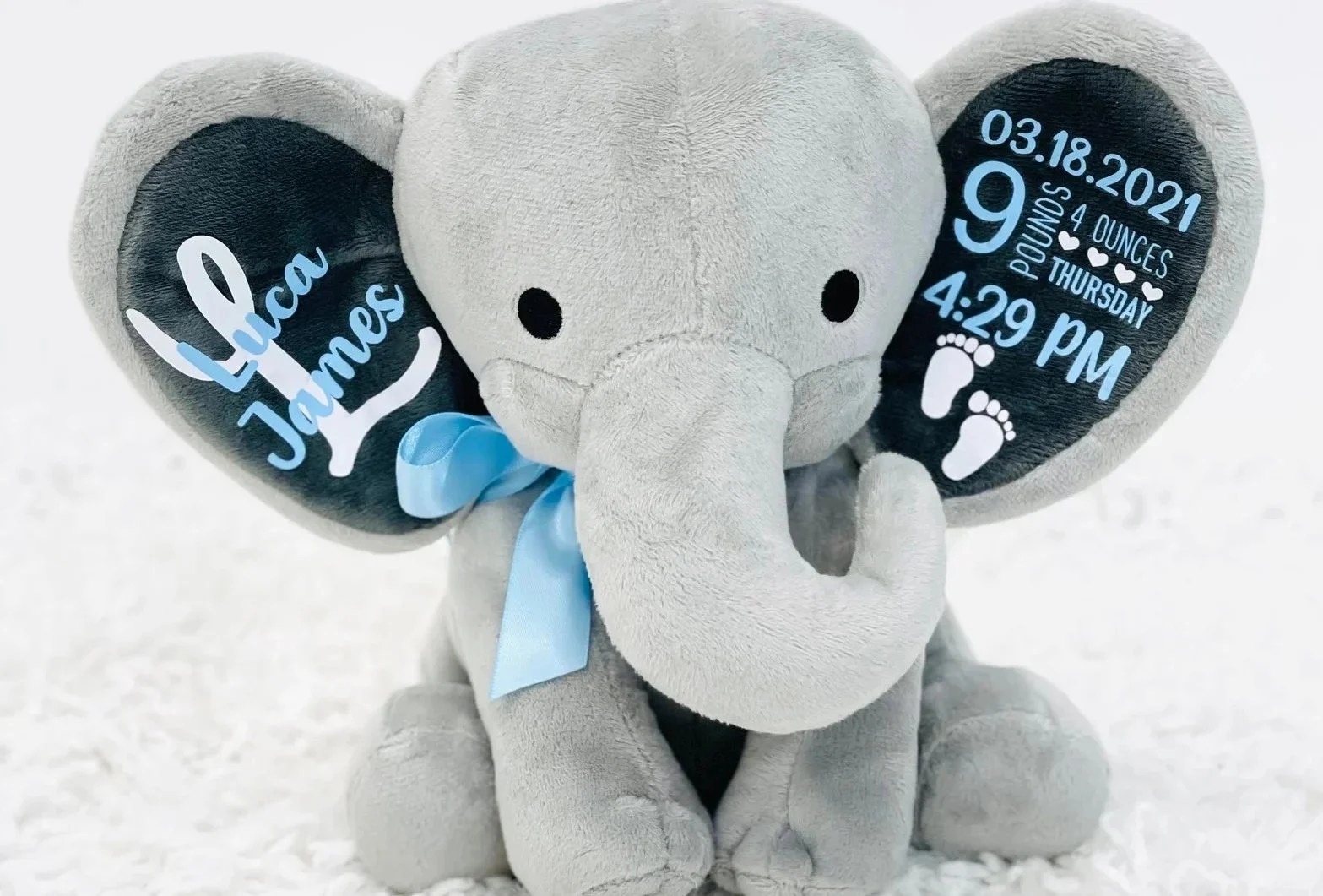 Cute Baby Boy Gift Basket 2021 | Organic Baby Gift Basket | Elephant Lover