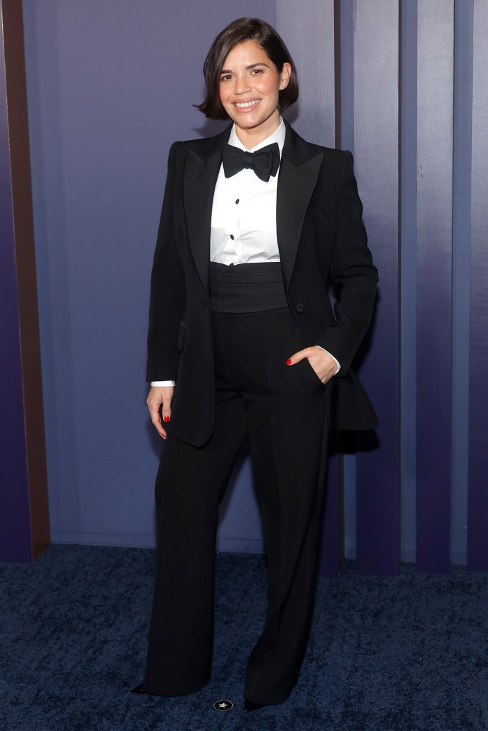 America Ferrera Wears a Tuxedo at 2024 Governors Awards | Us Weekly