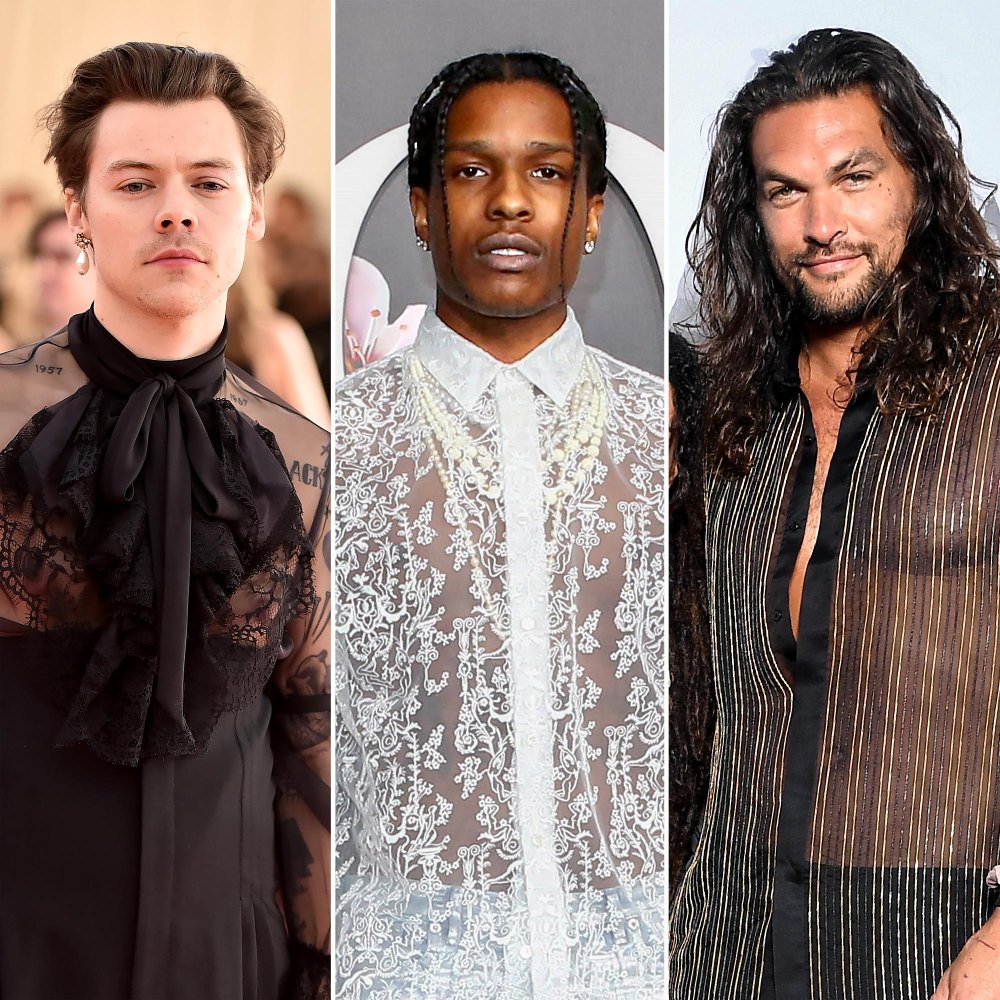 Celebrity Men Who Rocked Sheer Shirts on the Red Carpet