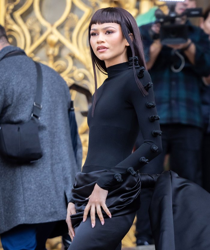 Zendaya Debuts Micro Bangs at Paris Fashion Week | Us Weekly