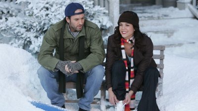 Lorelai and the hatch on Gilmore girls