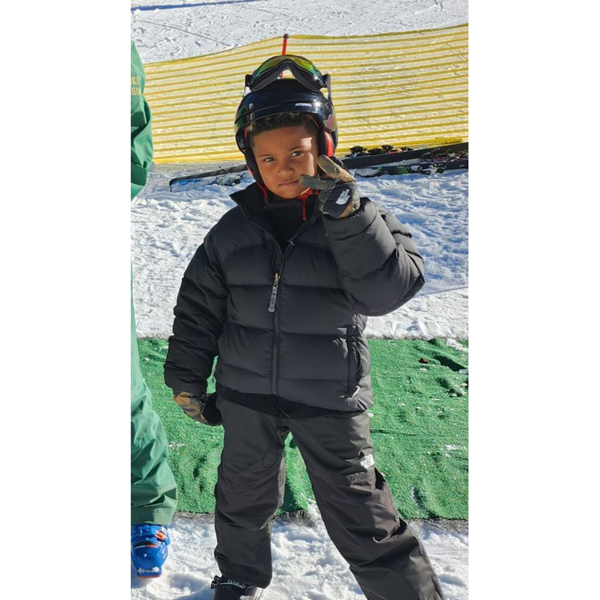 Kim Kardashian Shares Photos from Family Ski Vacation with All 4 Kids