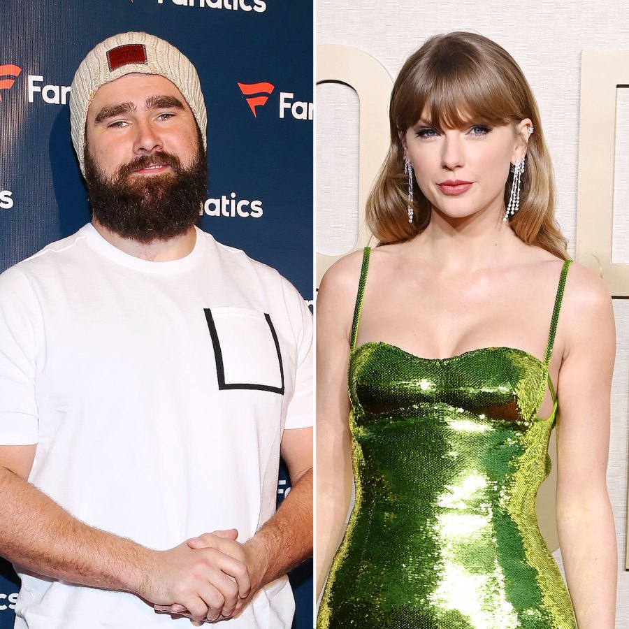 New Photo - Jason Kelce High-Fives Taylor Swift, Poses With 'I Heart T. Swift' Sign