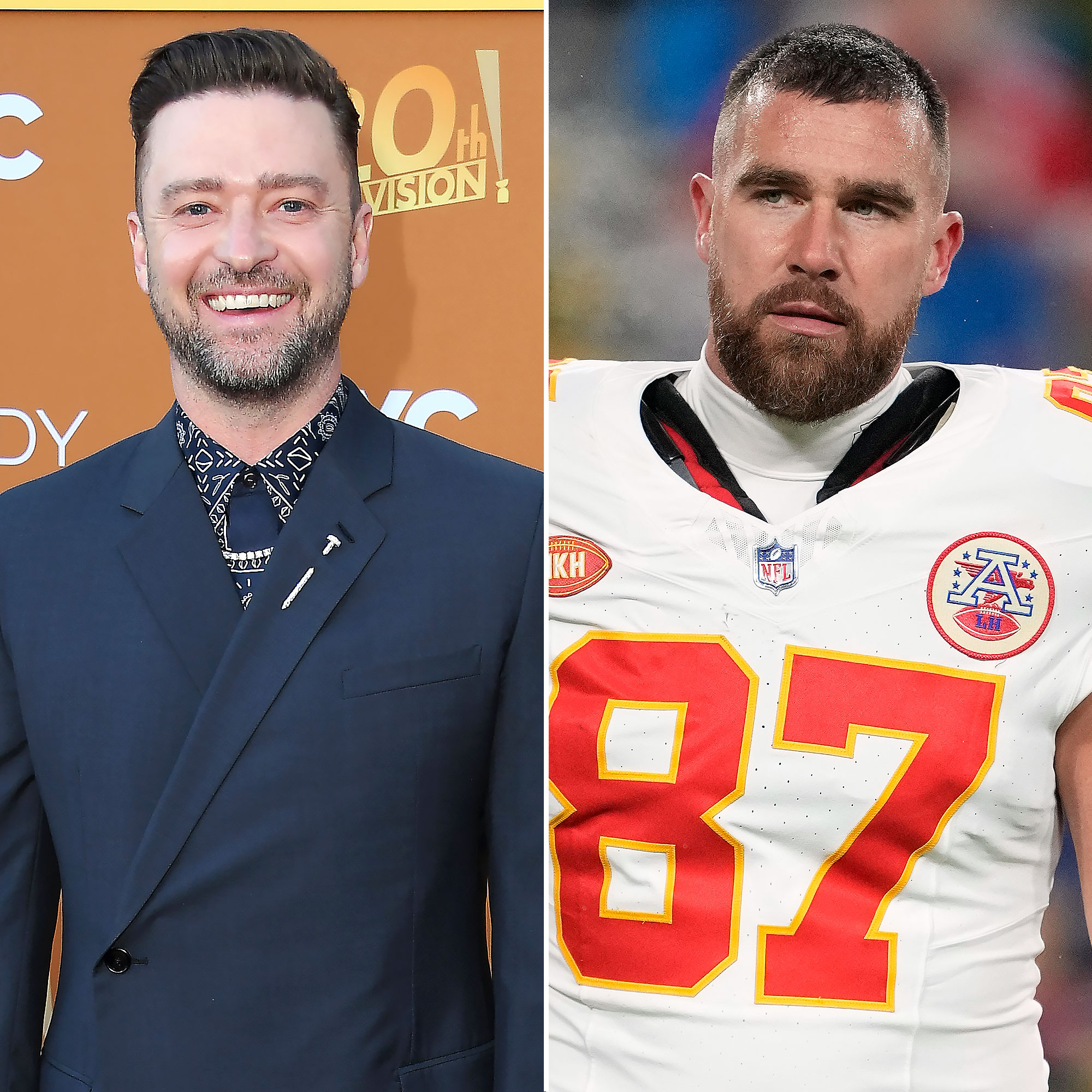 Why Justin Timberlake Was Terrified to be Tackled by Travis Kelce | Us  Weekly