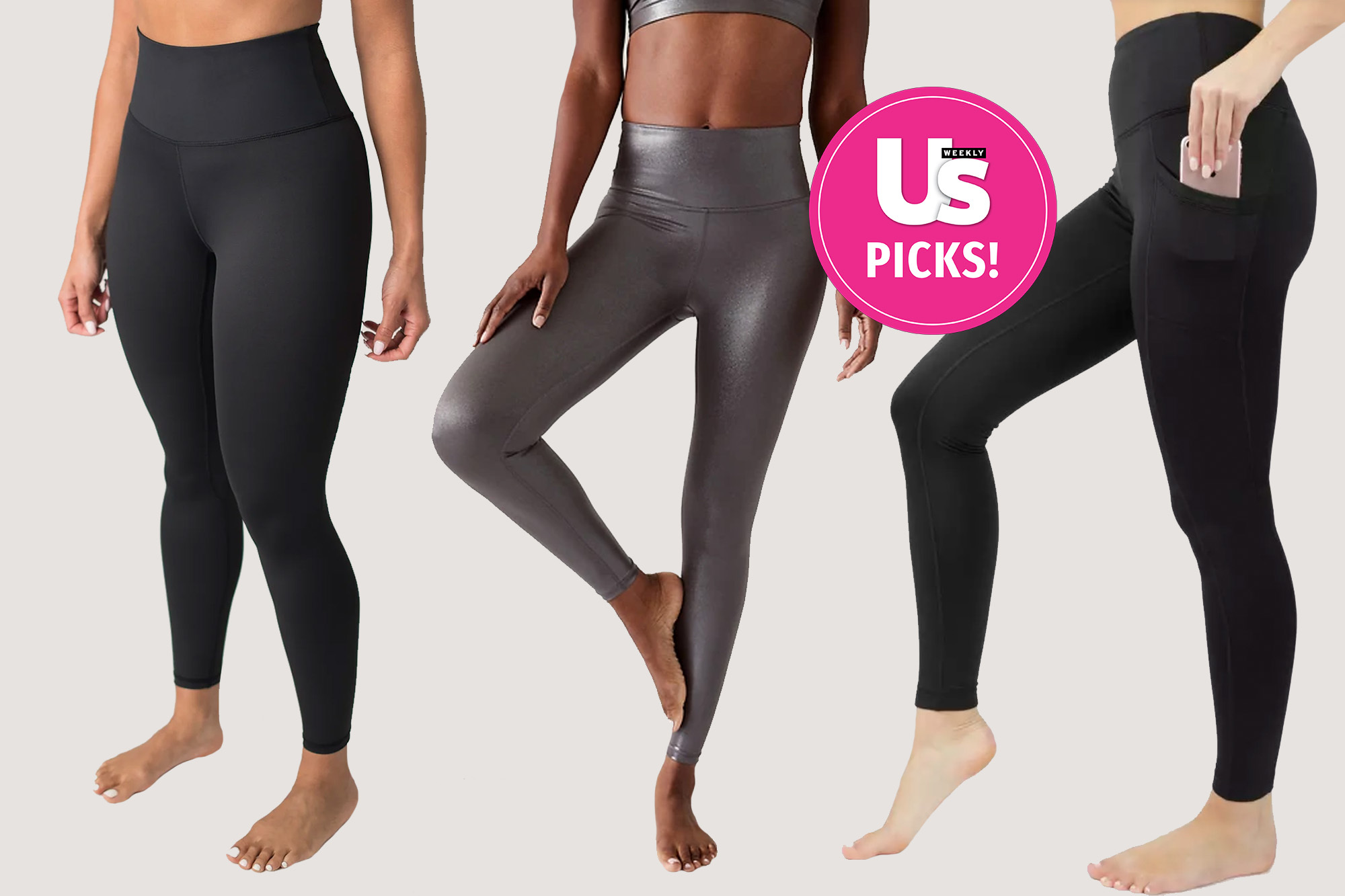 Fabletics Women's On-The-Go PowerHold® High-Waisted Leggings, Workout,  Yoga, Maximum Compression, Flattering, black : : Fashion
