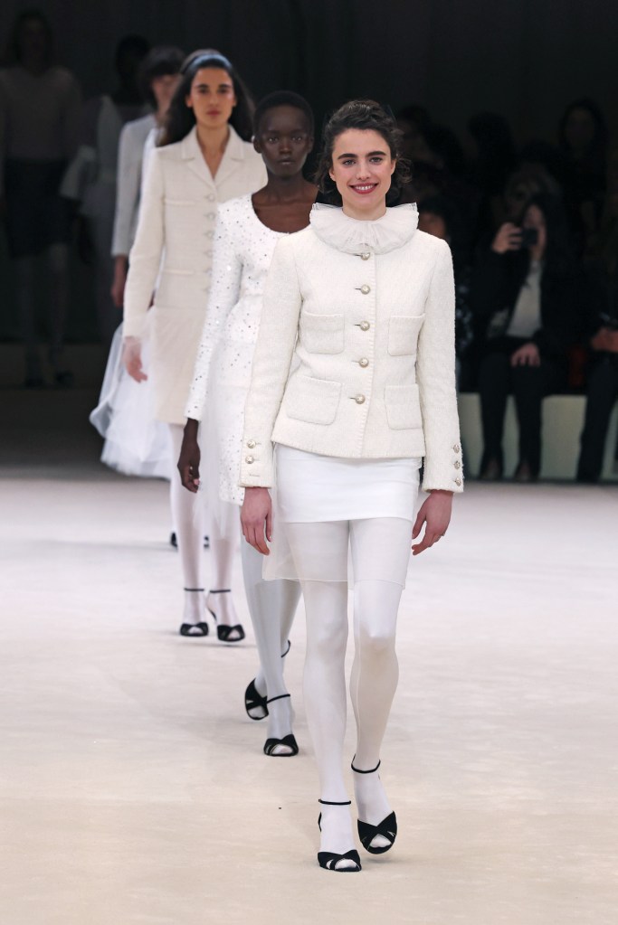 Margaret Qualley Makes Her Runway Debut