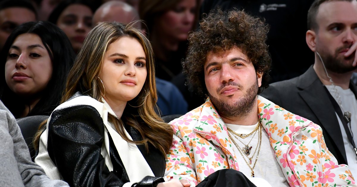 Selena Gomez and Benny Blanco Cozy Up on Courtside Date at Lakers Game