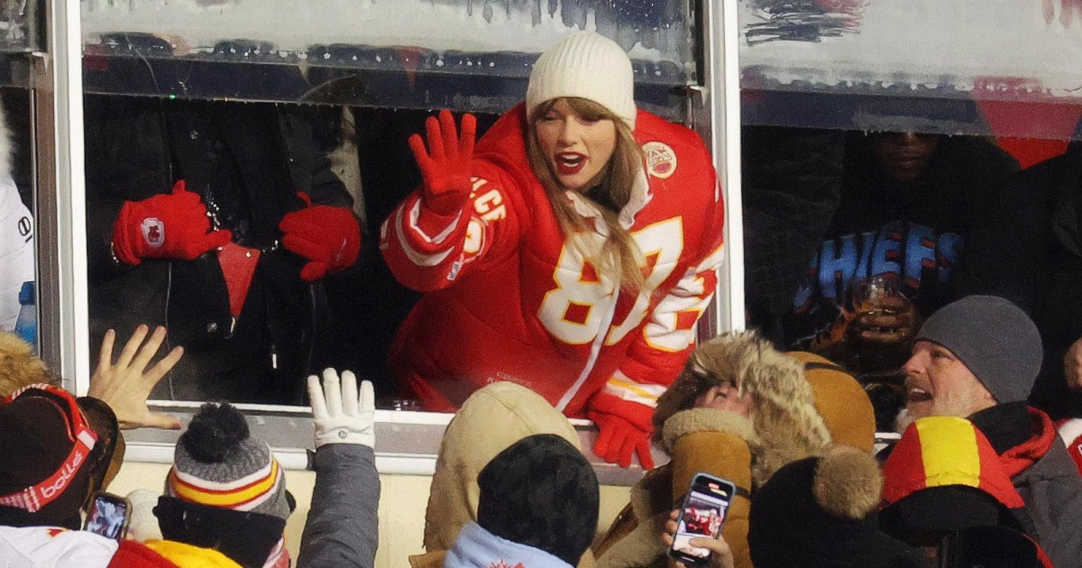 Taylor Swift wears a Travis Kelce jersey puffer coat designed by 49ers’ Kyle Juszczak’s wife Kristin

 – Gudstory