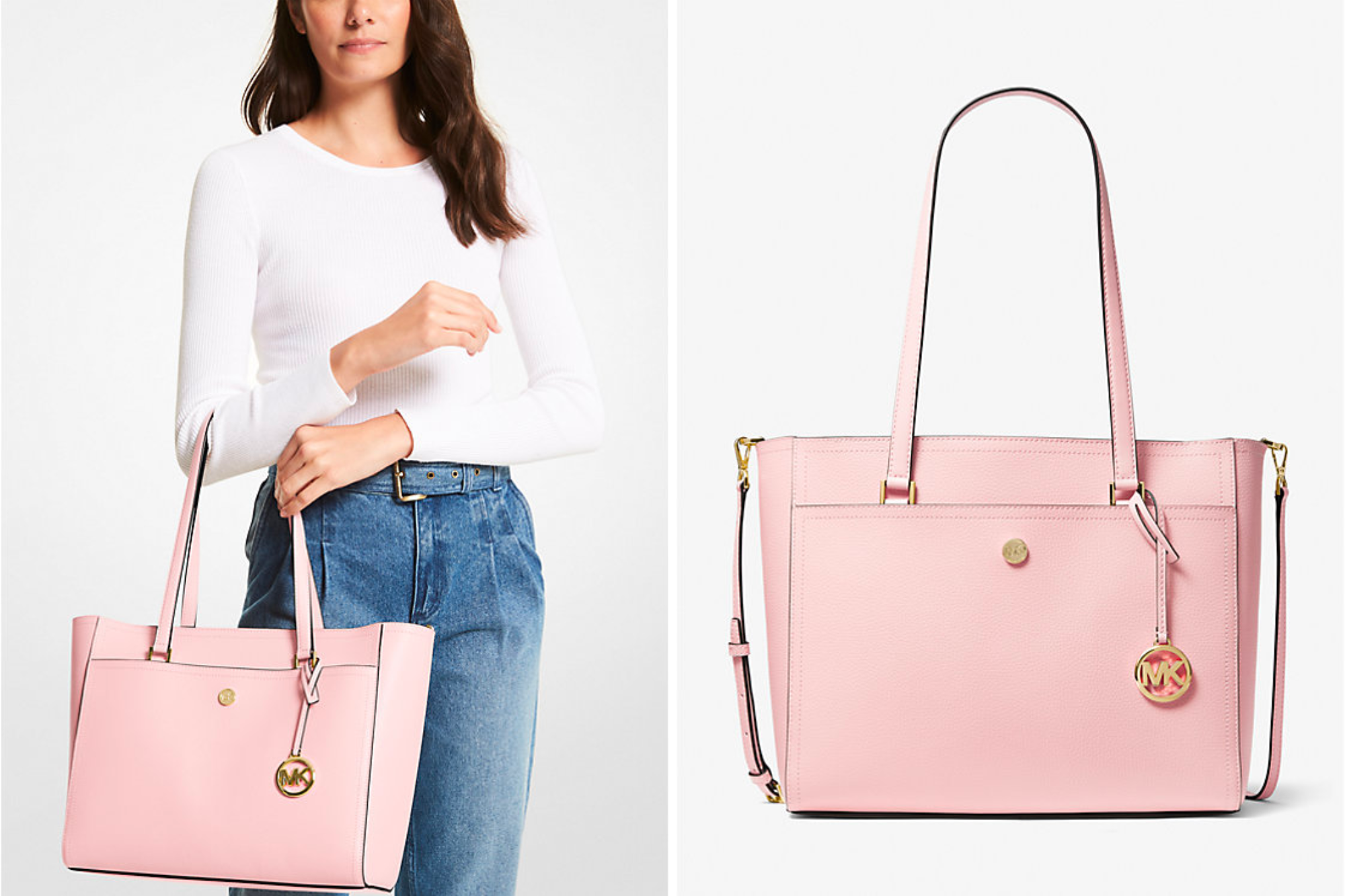 This Blush Pink Tote Is the Perfect Valentine s Day Date 79 Off