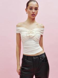 Reformation rosette top