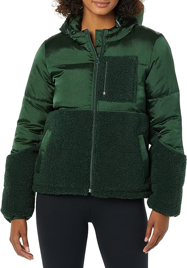 green Sherpa jacket