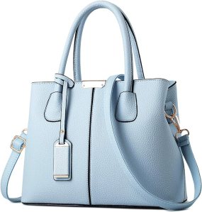 light blue bag