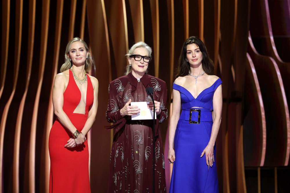 Anne Hathaway, Meryl Streep, Emily Blunt Reunite at 2024 SAG Awards