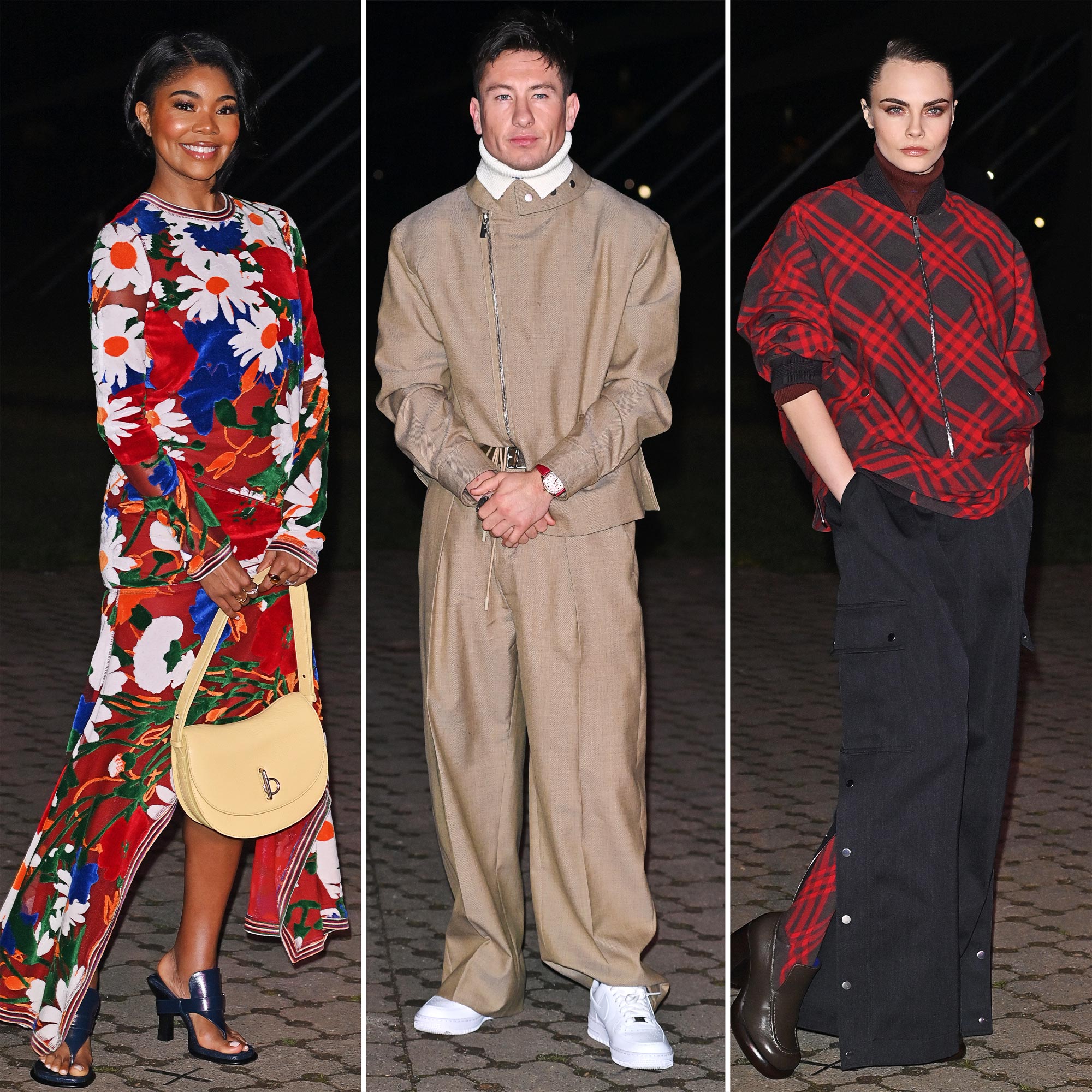 Celebs at Burberry Show 678