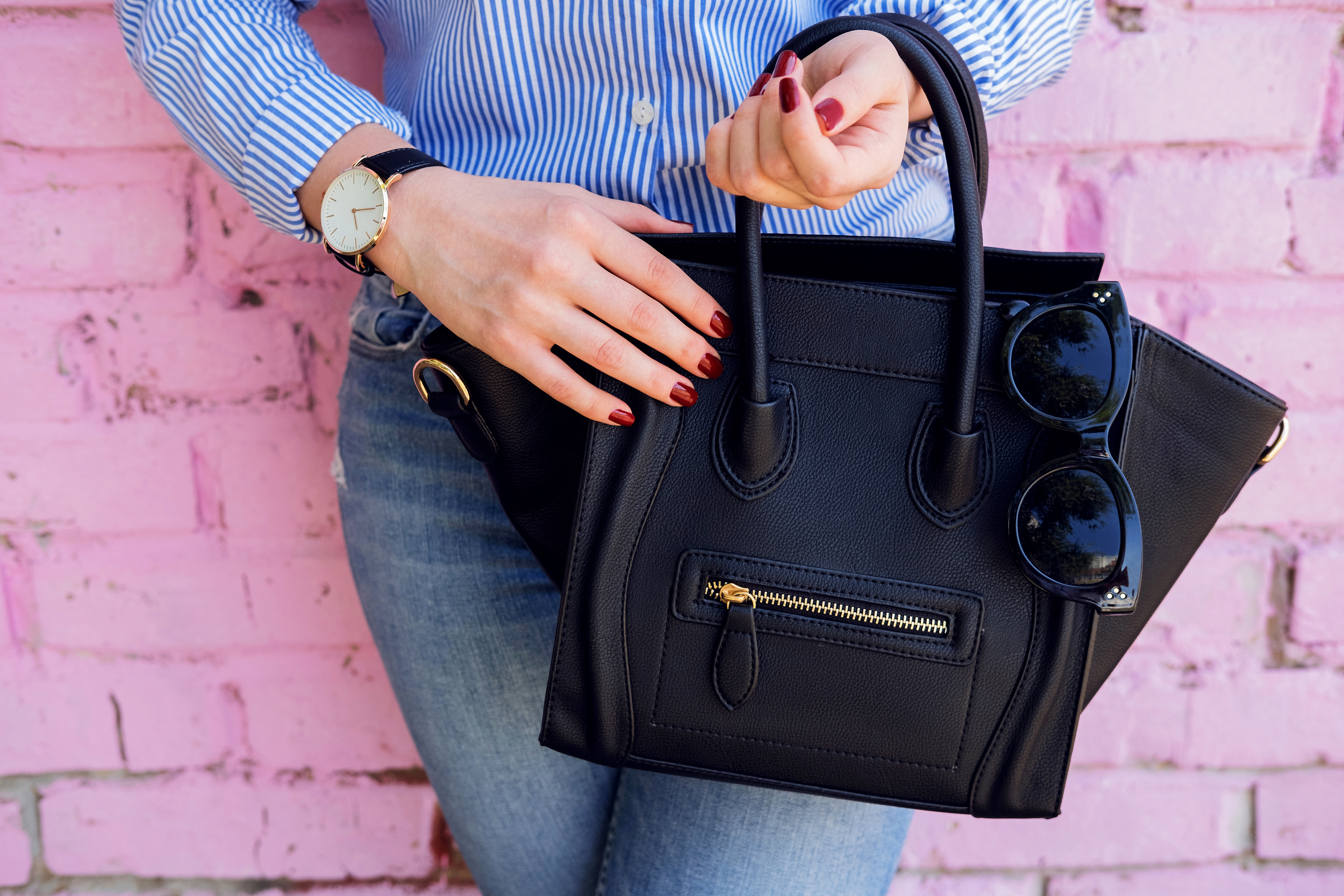 Leather purses cheap under $100