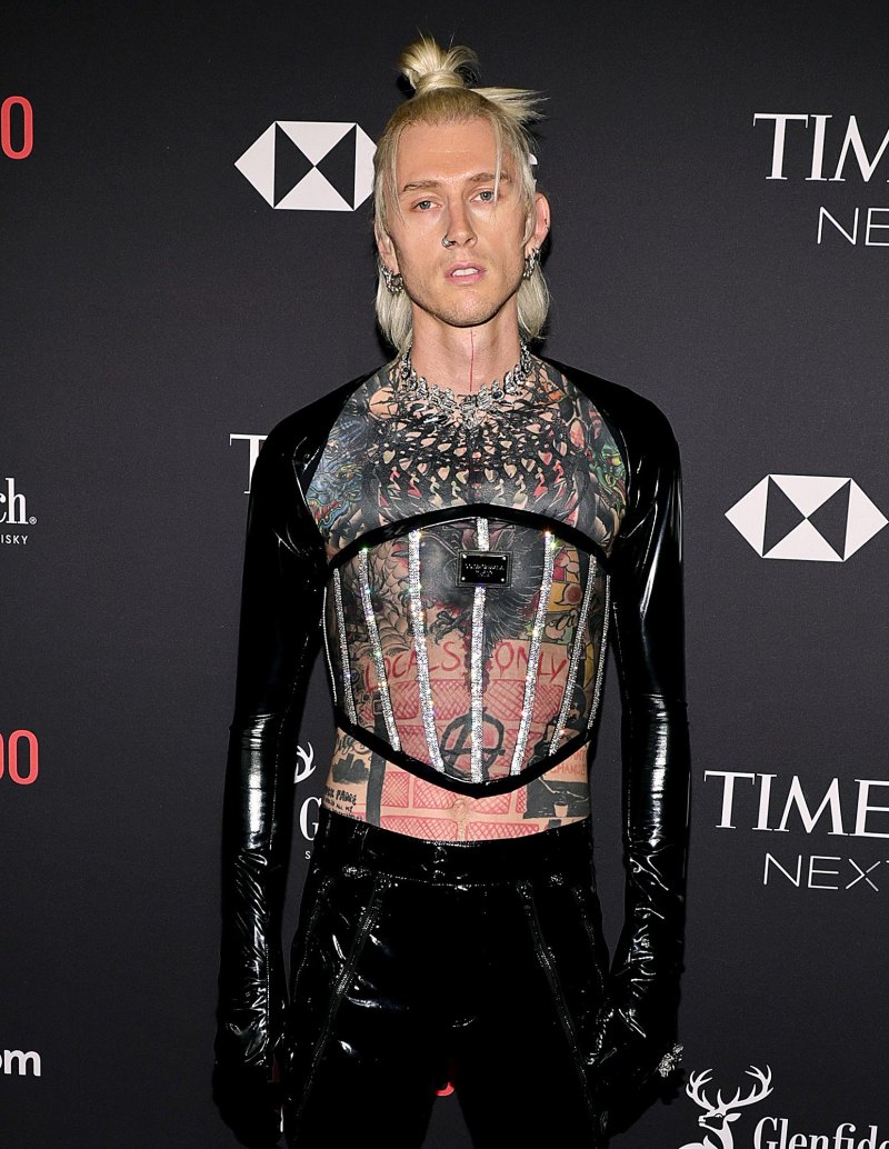 Machine Gun Kelly Covered Up His Tattoos in Dramatic Fashion Us Weekly