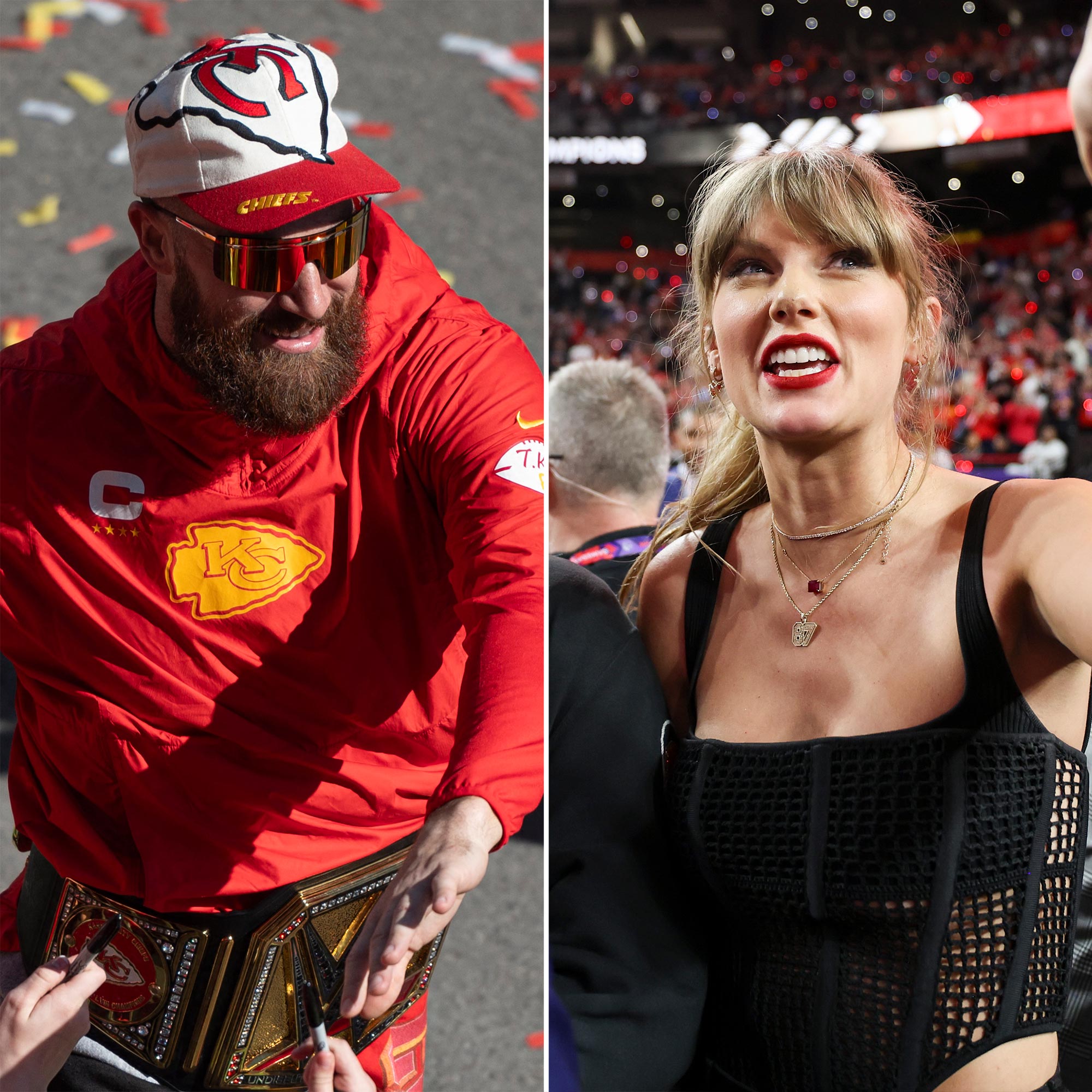 A Tale of Celebrations Travis Kelce's Victory Parade and Taylor Swift