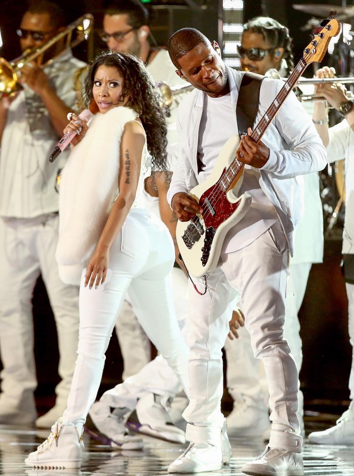 Usher Regrets Smacking Nicki Minaj’s Butt During 2014 VMAs Performance ...