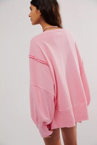 pink sweatshirt