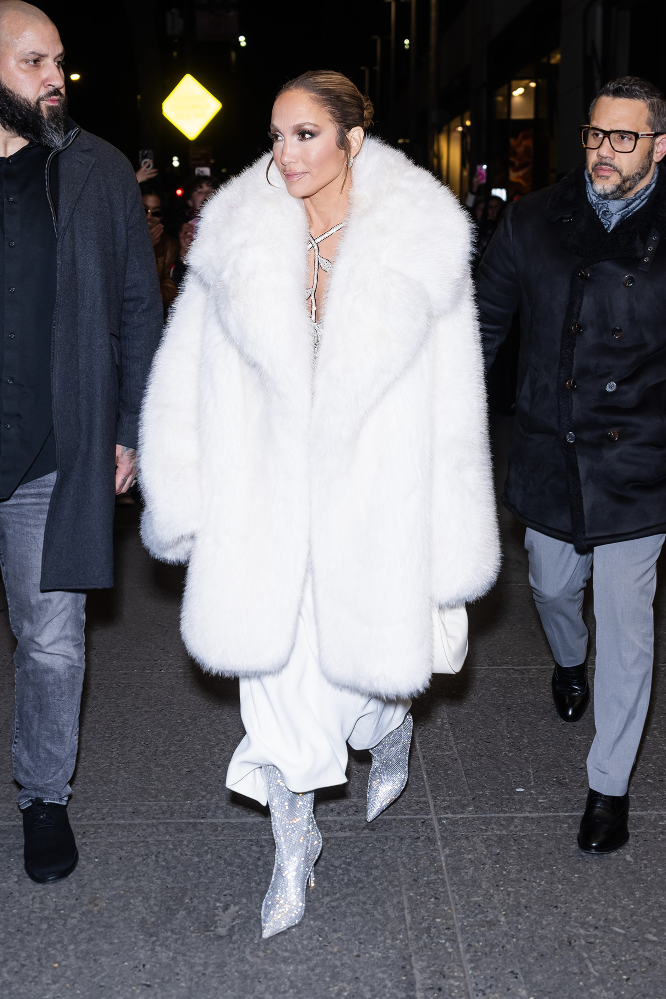 Jlo hotsell fur coat