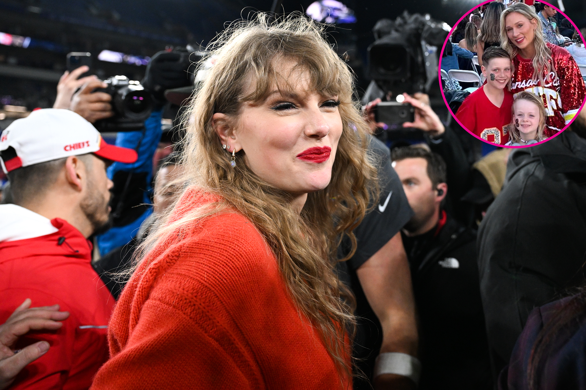 Taylor Swift 'Likes' Footage of Family Rocking Travis Kelce Jerseys at Her 'Eras  Tour' Concert