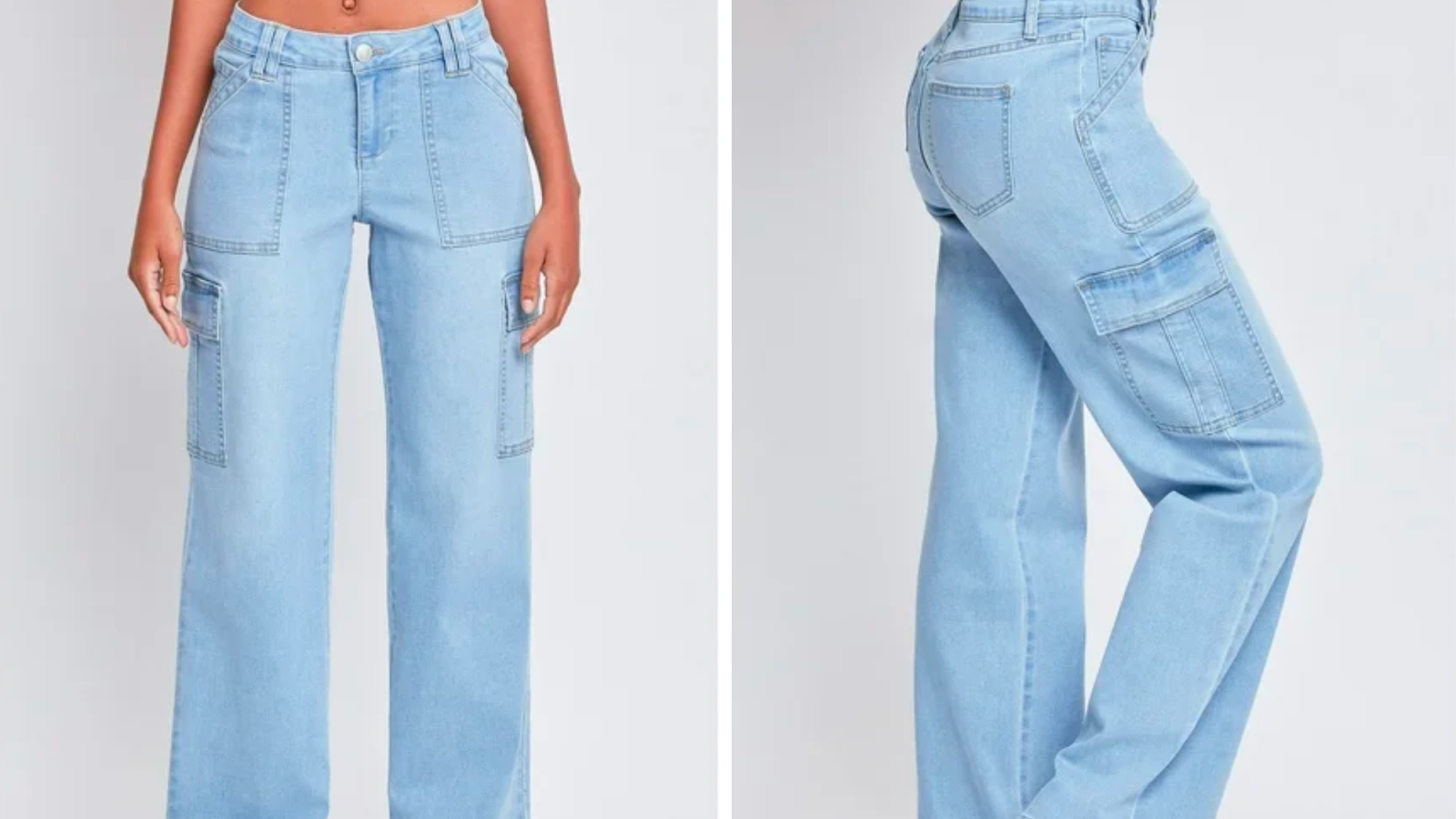These Low Rise Cargo Jeans Are Straight out of Y2K