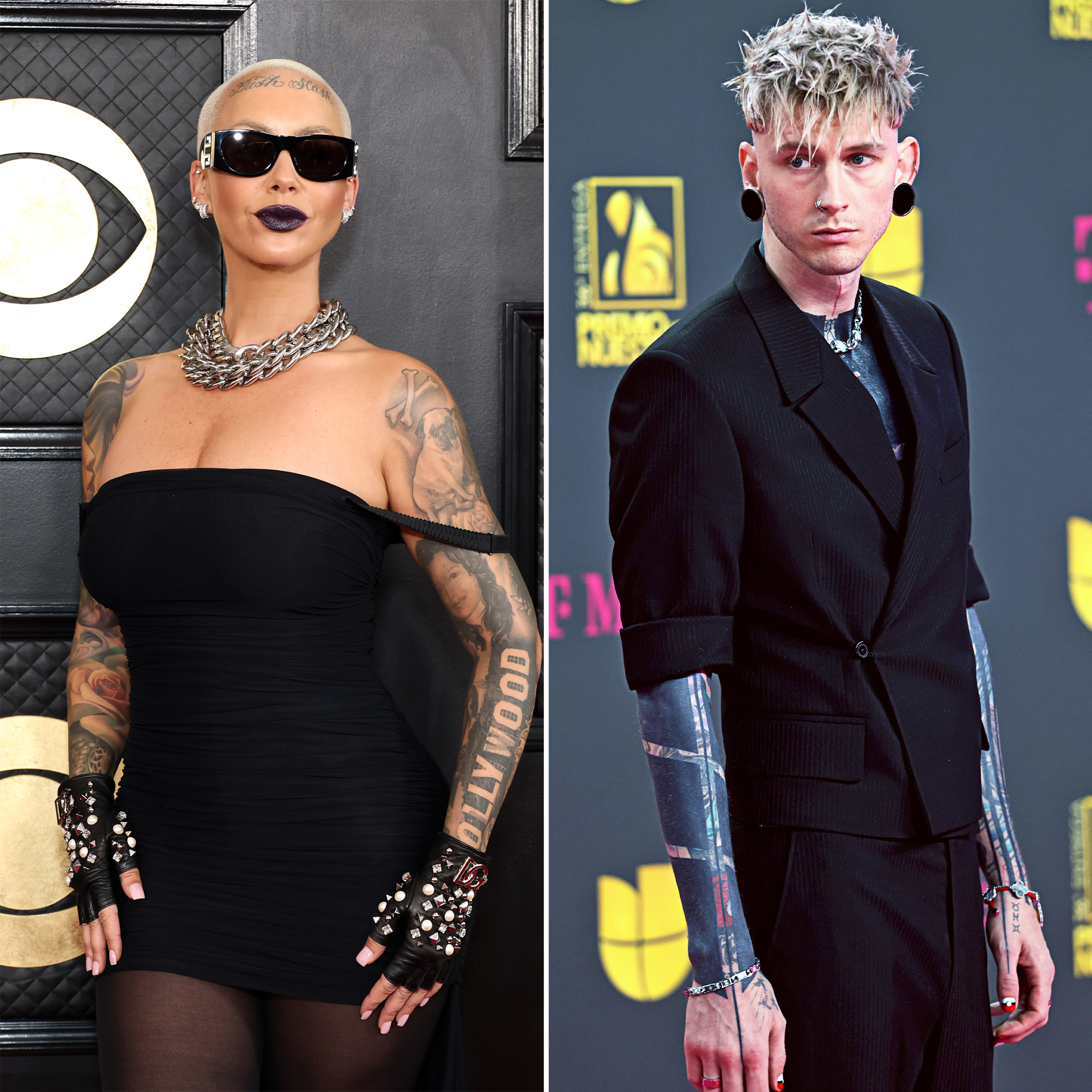 Amber Rose's dress is inspired by body chains