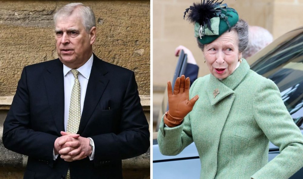 Prince Andrew and Princess Anne