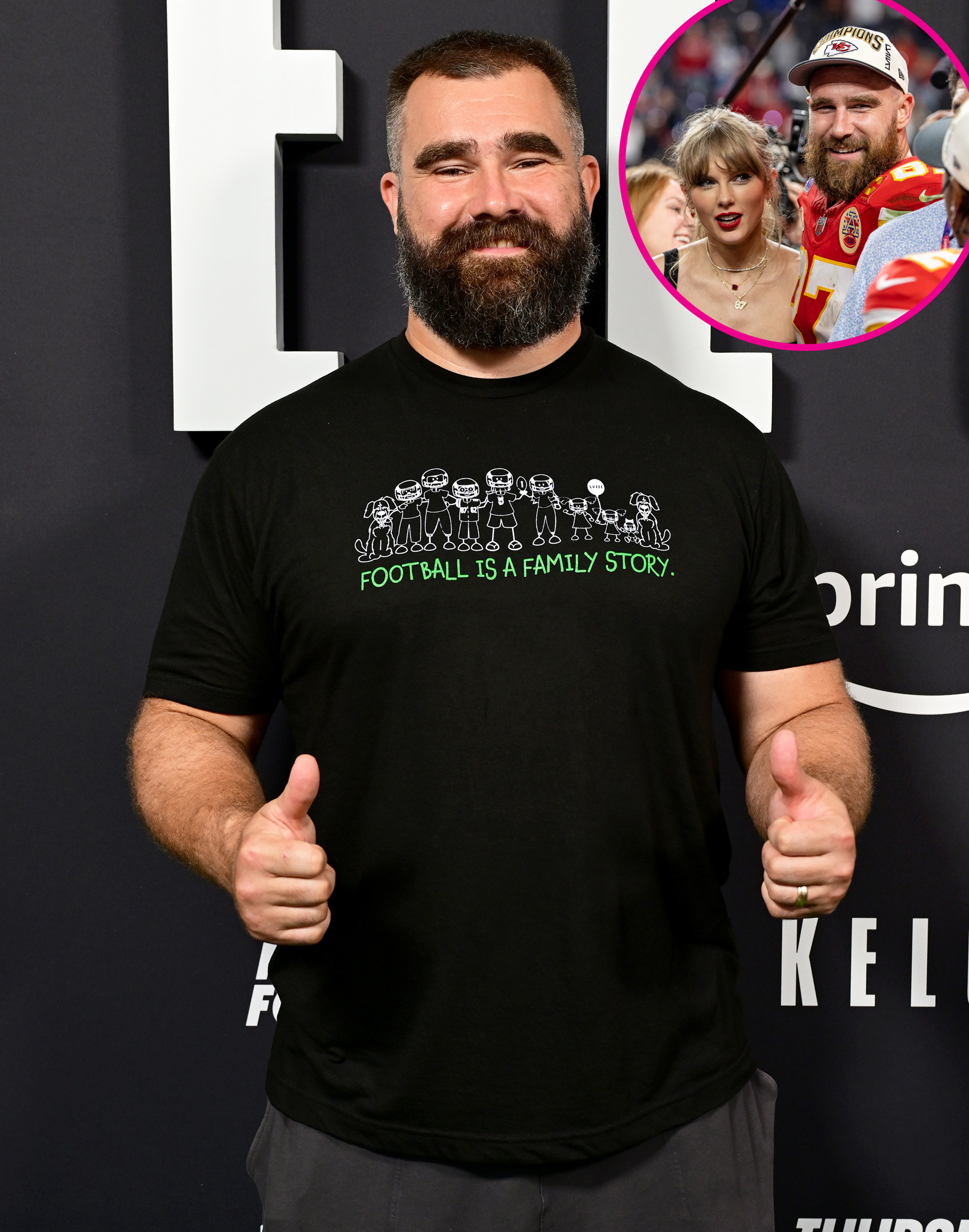 Jason Kelce Jabs Travis on Speaking Dating Taylor Swift Into Existence | Us  Weekly